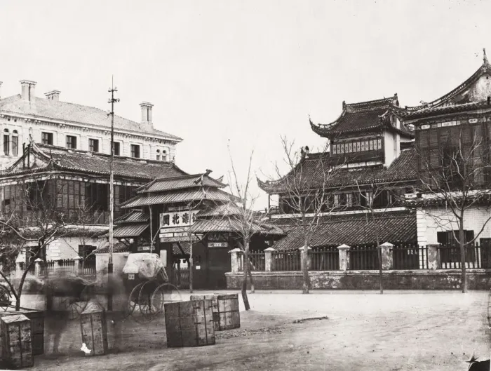 Framed Print : Old Customs House, Shanghai, China Framed Print : Old Customs House, Shanghai, China