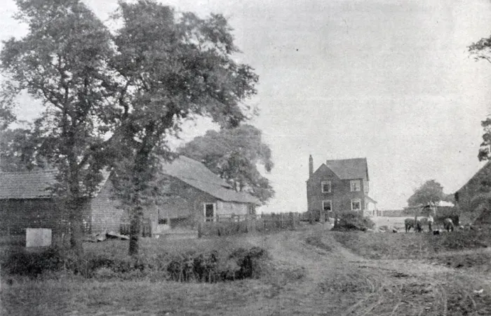 Framed Print : Old Farmhouse at Laindon Labour Colony, Essex Framed Print : Old Farmhouse at Laindon Labour Colony, Essex