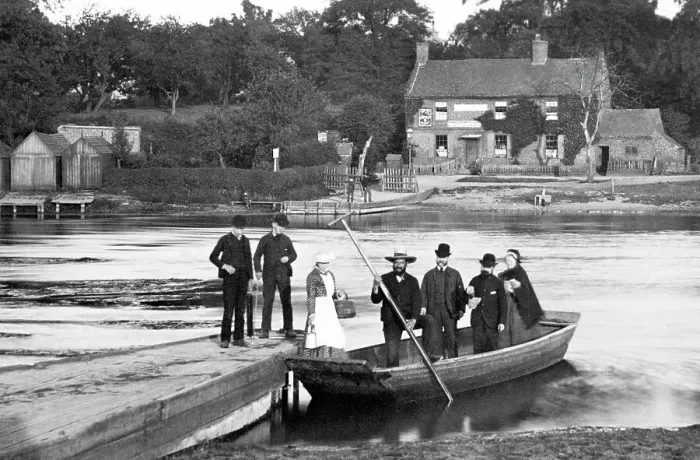 Framed Print : Old Ferry, Burton on Trent Framed Print : Old Ferry, Burton on Trent