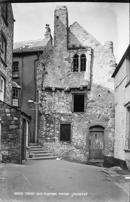 Framed Print : Old Flemish House in Tenby Framed Print : Old Flemish House in Tenby