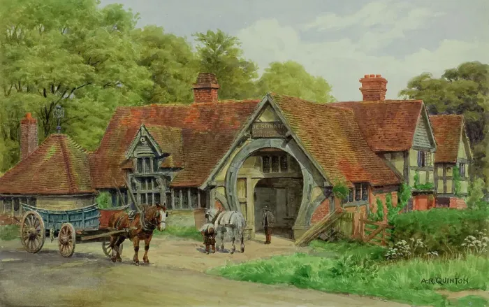 Framed Print : The Old Forge, Penshurst, Kent