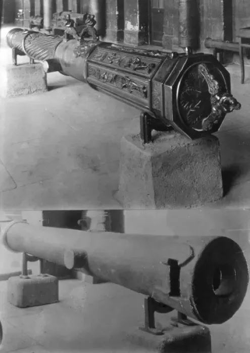 Framed Print : Old French Cannons Framed Print : Old French Cannons