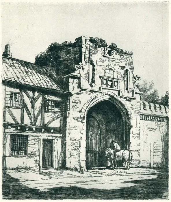 Framed Print : Old Gateway Framed Print : Old Gateway