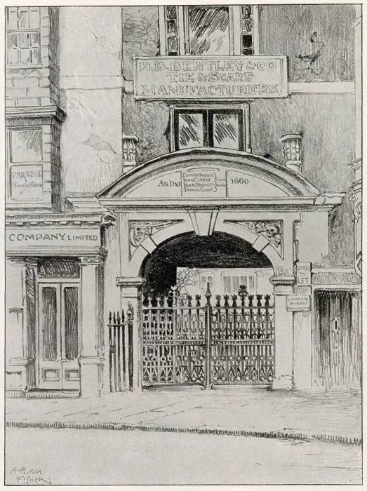 Framed Print : Old Gateway in Cripplegate, London. Date: 1903 Framed Print : Old Gateway in Cripplegate, London. Date: 1903