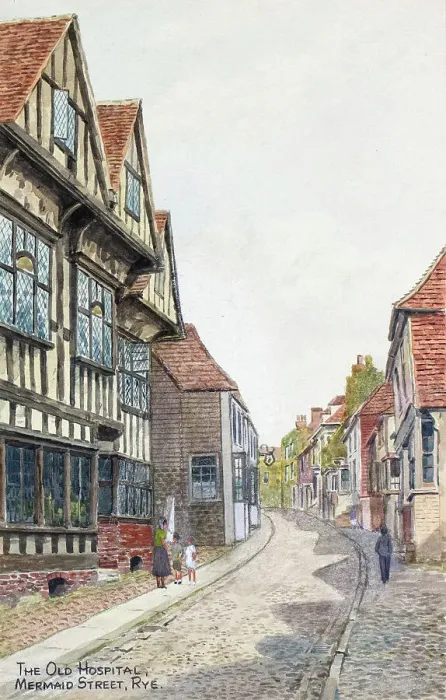 Framed Print : Old Hospital, Mermaid Street, Rye, Sussex Framed Print : Old Hospital, Mermaid Street, Rye, Sussex