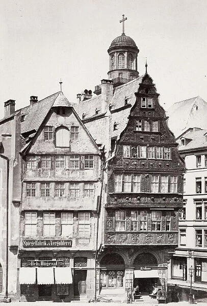 Old house, Frankfurt, Romberg, Germany