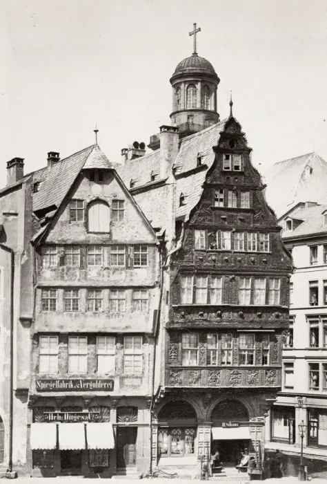Framed Print : Old house, Frankfurt, Romberg, Germany Framed Print : Old house, Frankfurt, Romberg, Germany