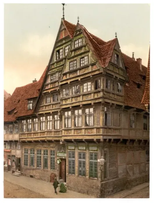 Framed Print : Old house, Hildesheim, Hanover, Germany Framed Print : Old house, Hildesheim, Hanover, Germany