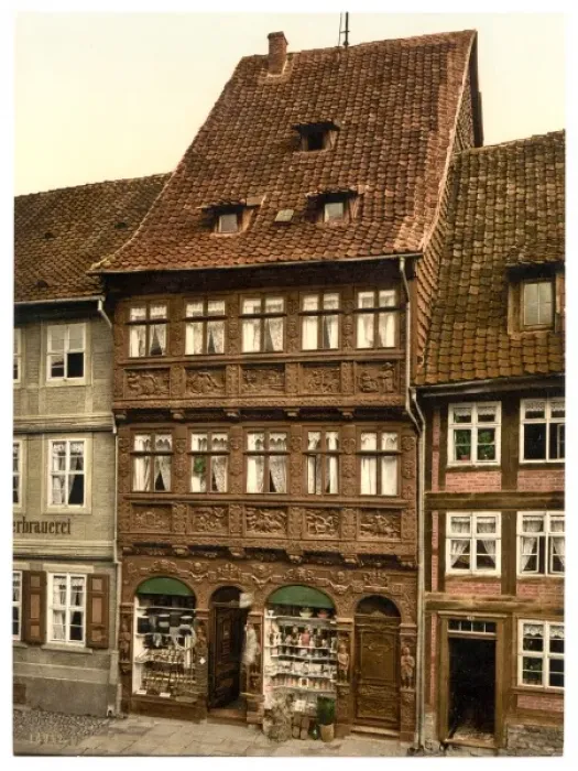 Framed Print : Old houses, Wernigerode, Hartz, Germany Framed Print : Old houses, Wernigerode, Hartz, Germany