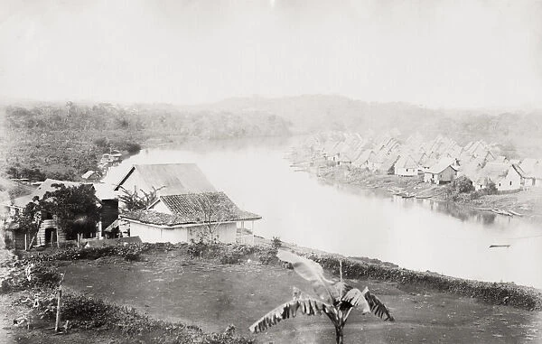 Old Indian village on the Chagres River Panama
