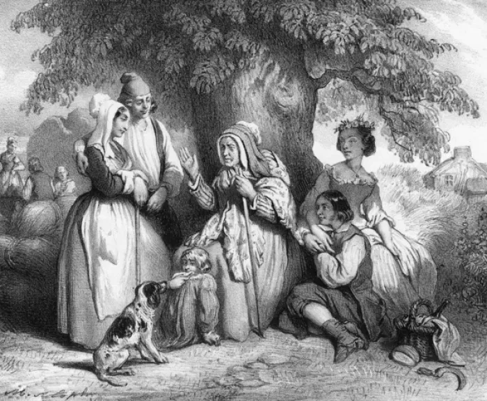 Framed Print : Old Ladys Tales Framed Print : Old Ladys Tales
