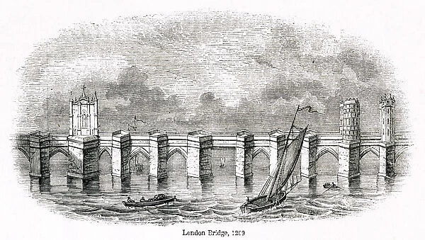 Old London Bridge 1209