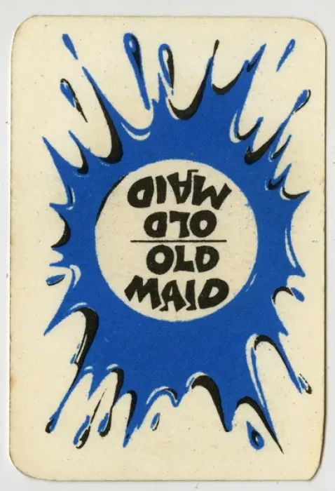 Framed Print : Old Maid reissue - card back design Framed Print : Old Maid reissue - card back design