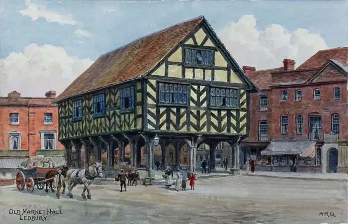 Framed Print : Old Market Hall, Ledbury, Herefordshire Framed Print : Old Market Hall, Ledbury, Herefordshire