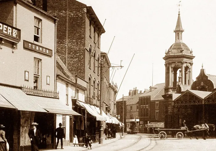 Framed Print : Old Market Place, Grimsby Framed Print : Old Market Place, Grimsby