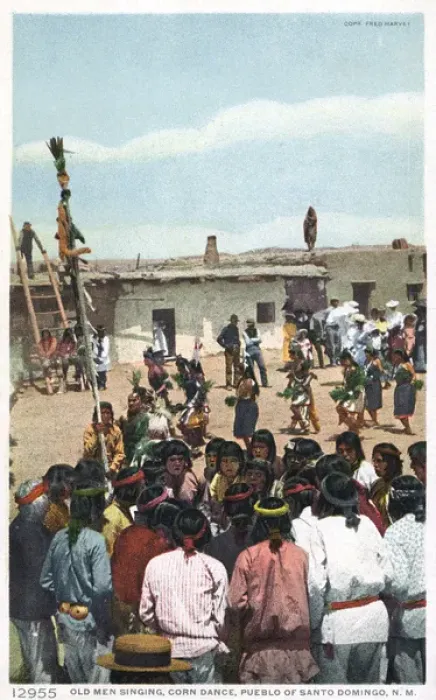 Framed Print : Old men singing, Santo Domingo, New Mexico, USA Framed Print : Old men singing, Santo Domingo, New Mexico, USA
