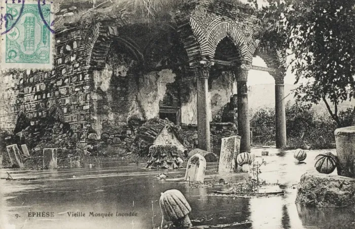 Framed Print : The old Mosque at Ephesus under flood water Framed Print : The old Mosque at Ephesus under flood water