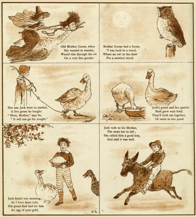 Framed Print : Old Mother Goose Framed Print : Old Mother Goose