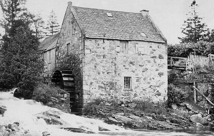 Framed Print : Old Mill near Braemar Victorian period Framed Print : Old Mill near Braemar Victorian period