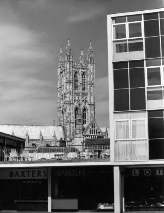 Framed Print : Old & New Canterbury Framed Print : Old & New Canterbury