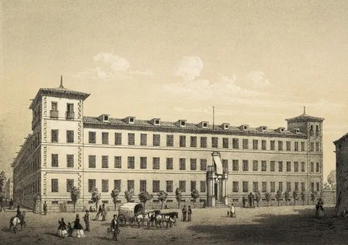 Framed Print : Old Noble Seminar, nowadays Military Hospital