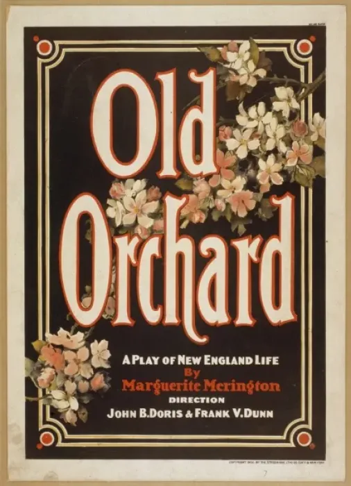 Framed Print : Old orchard a play of New England life by Marguerite Meringt Framed Print : Old orchard a play of New England life by Marguerite Meringt