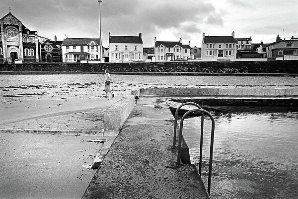 The old outdoor swimming pool at Portstewart, County Derry