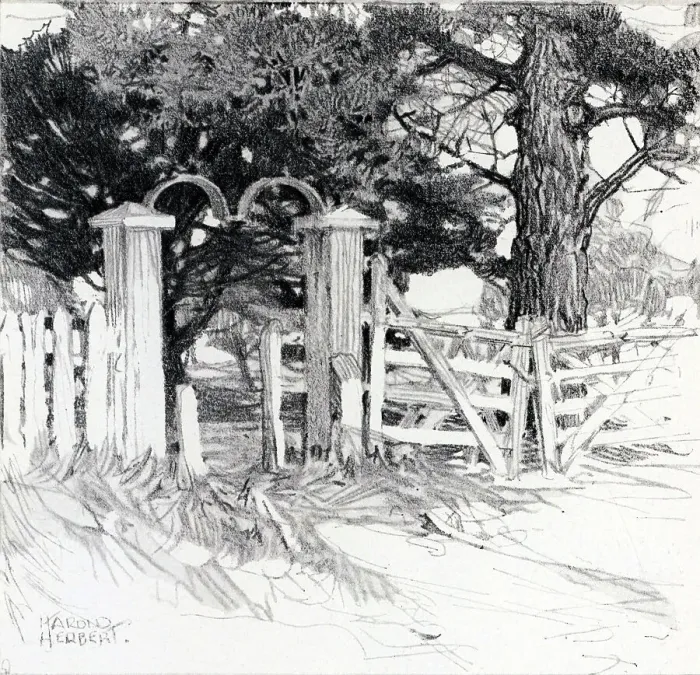 Framed Print : The Old Park Gates Framed Print : The Old Park Gates