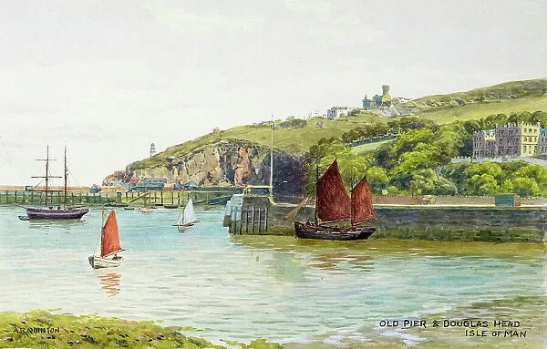 Old Pier and Douglas Head, Isle of Man