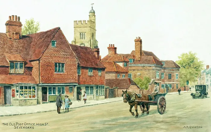 Framed Print : Old Post Office, High Street, Sevenoaks, Kent Framed Print : Old Post Office, High Street, Sevenoaks, Kent