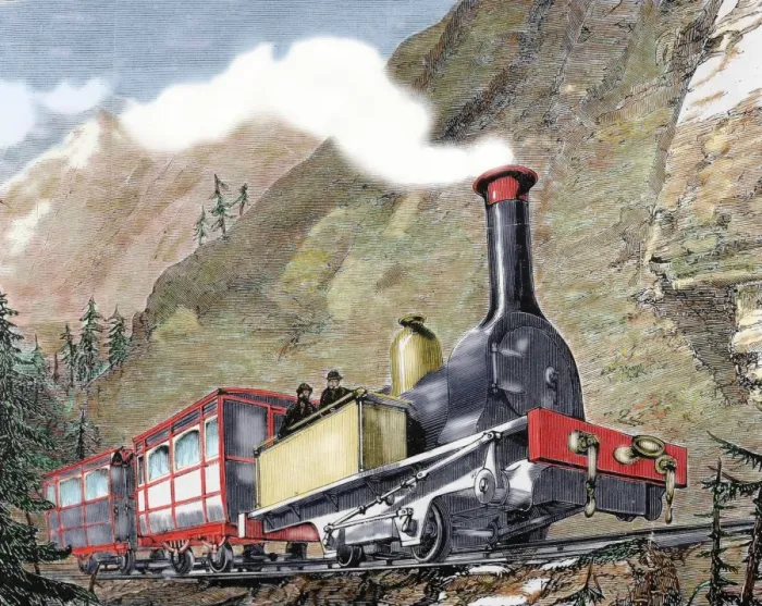 Framed Print : Old railway. United States Framed Print : Old railway. United States