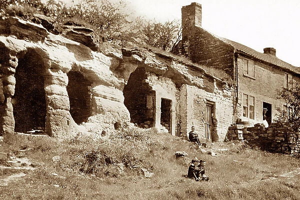 Old Rock Houses, Mansfield early 1900's