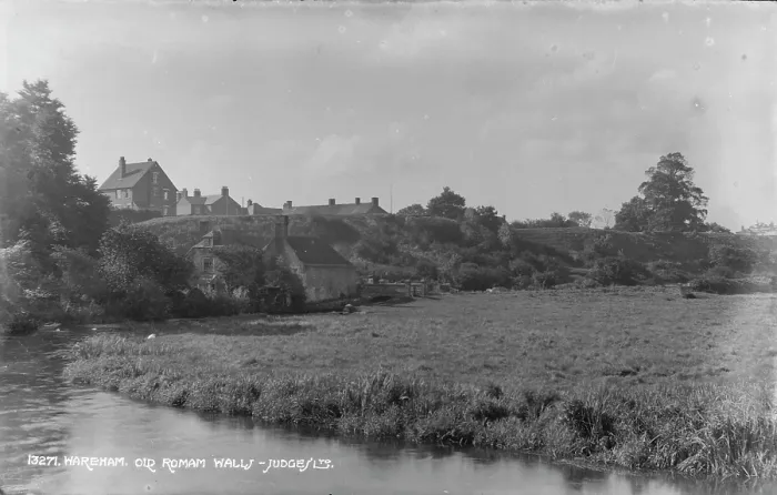 Framed Print : Old Roman Wall in Wareham Framed Print : Old Roman Wall in Wareham