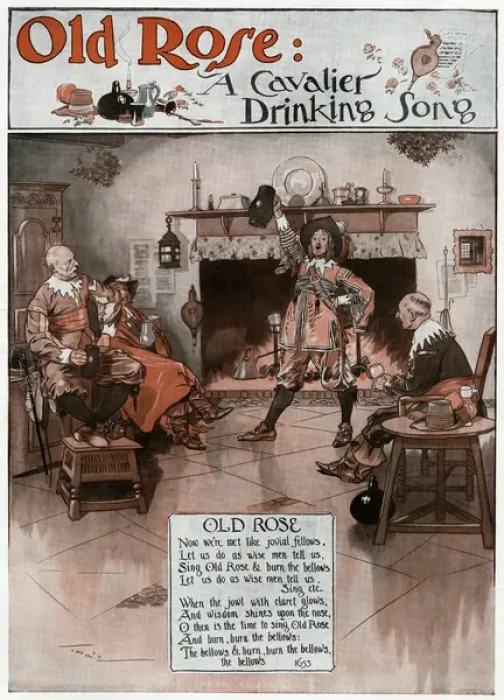 Framed Print : Old Rose - A Cavaliers Drinking Song Framed Print : Old Rose - A Cavaliers Drinking Song