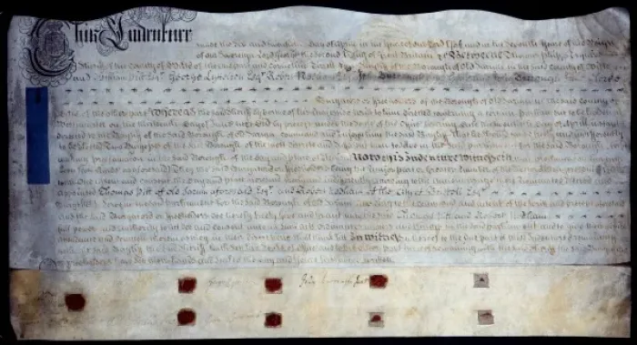 Framed Print : Old Sarum electoral return Framed Print : Old Sarum electoral return