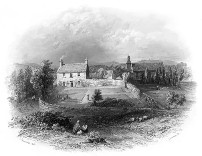 Framed Print : Old Scottish Manse Framed Print : Old Scottish Manse