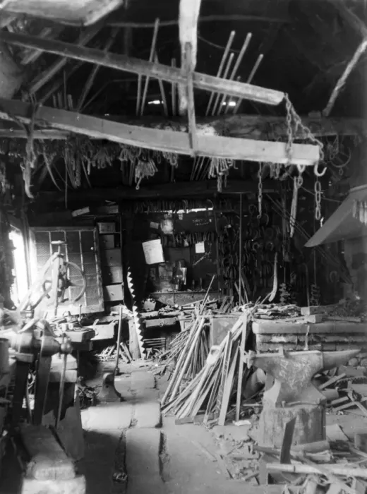 Framed Print : Old Smithy Interior Framed Print : Old Smithy Interior