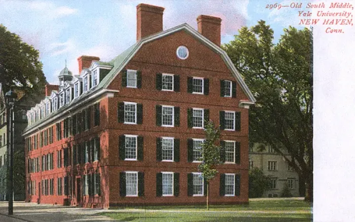 Framed Print : Old South Middle, Yale University, New Haven, USA Framed Print : Old South Middle, Yale University, New Haven, USA