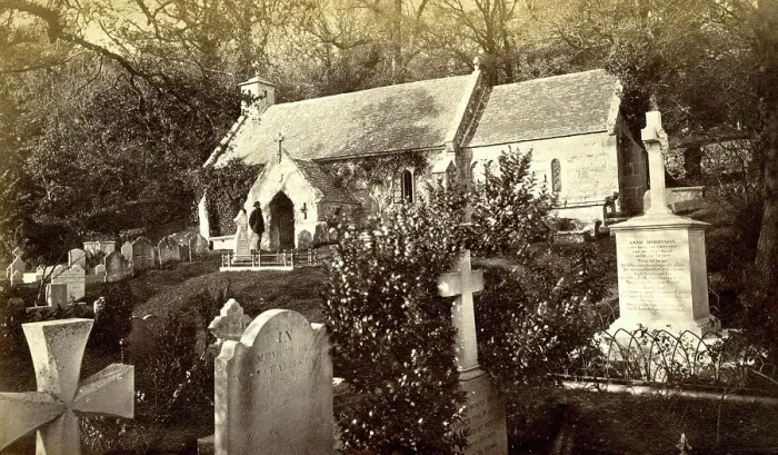 Framed Print : Old St Boniface Church, Bonchurch, Isle of Wight Framed Print : Old St Boniface Church, Bonchurch, Isle of Wight