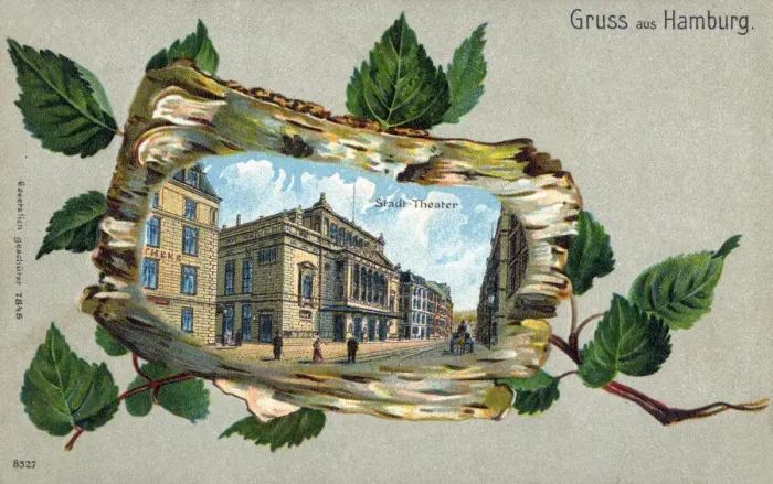 Framed Print : The Old Stadt Theater - Hamburg, Germany Framed Print : The Old Stadt Theater - Hamburg, Germany