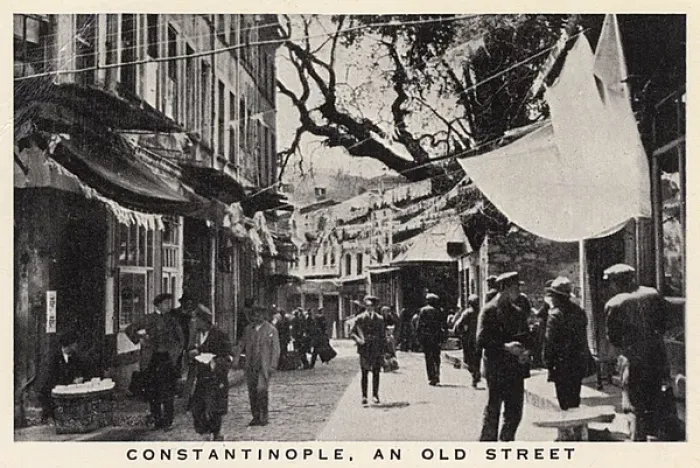 Framed Print : An Old Street in Constantinople, Turkey Framed Print : An Old Street in Constantinople, Turkey