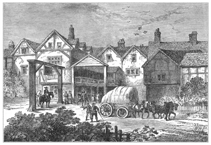 Framed Print : The old Tabard Inn Framed Print : The old Tabard Inn