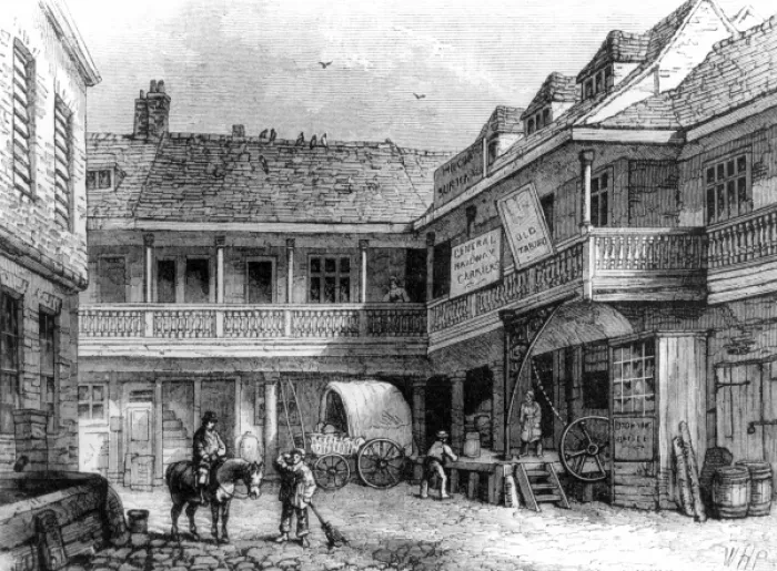 Framed Print : Old Tabard Inn Framed Print : Old Tabard Inn
