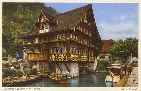 Old Tavern House at Treib, Switzerland
