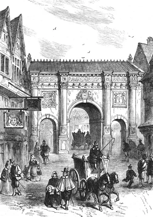 Framed Print : The Old Temple Bar Framed Print : The Old Temple Bar