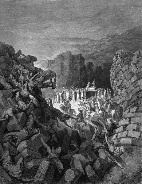 Old Testament bible scene: Siege of Jericho