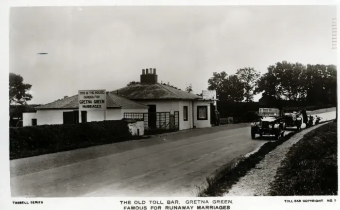 Framed Print : The Old Toll Bar, Gretna Green, Dumfriesshire Framed Print : The Old Toll Bar, Gretna Green, Dumfriesshire