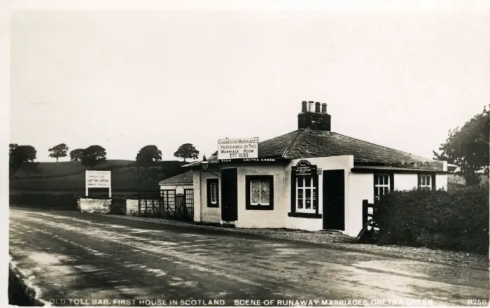 Framed Print : The Old Toll Bar, Gretna Green, Dumfriesshire Framed Print : The Old Toll Bar, Gretna Green, Dumfriesshire