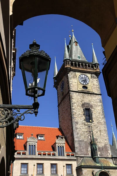 Old Town City Hall Tower in Prague, Czech Republic
