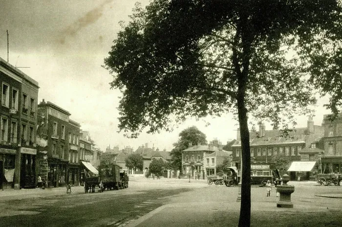 Framed Print : Old Town of Clapham, Surrey Framed Print : Old Town of Clapham, Surrey
